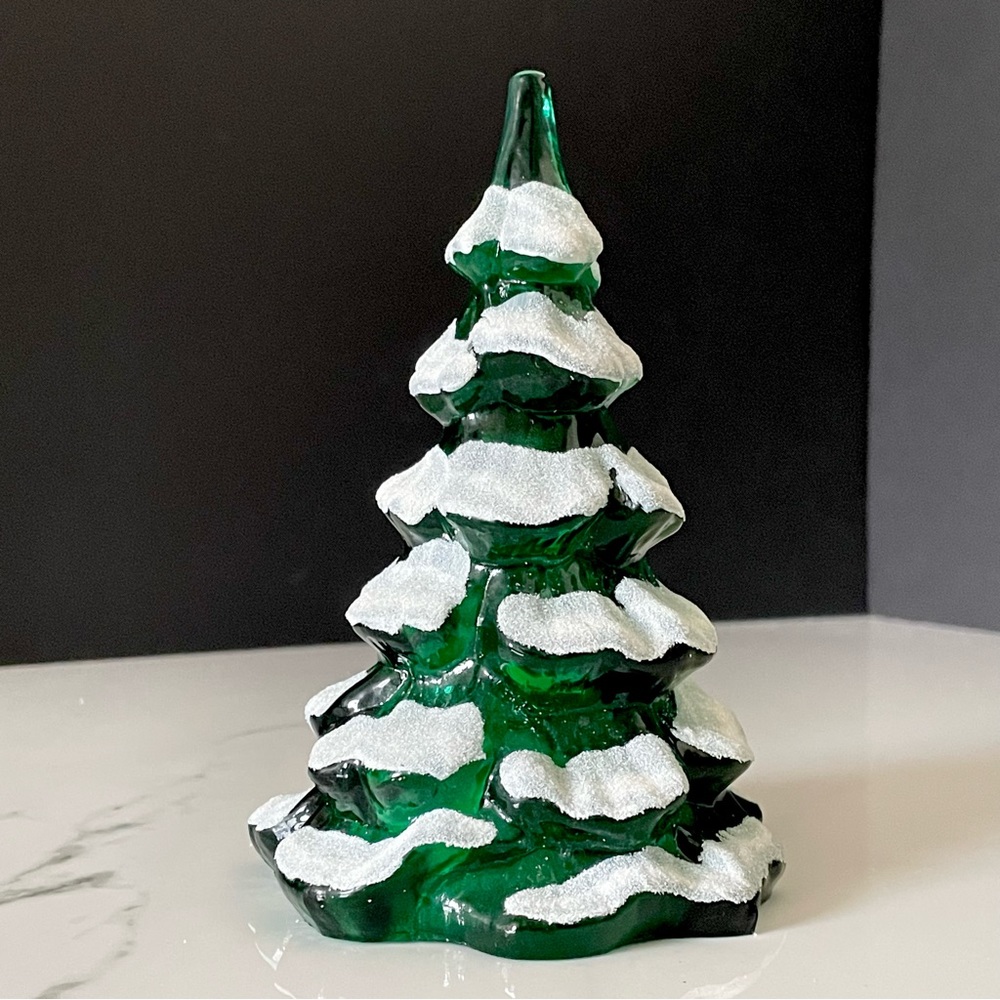 Snowy Green Tree by Fenton